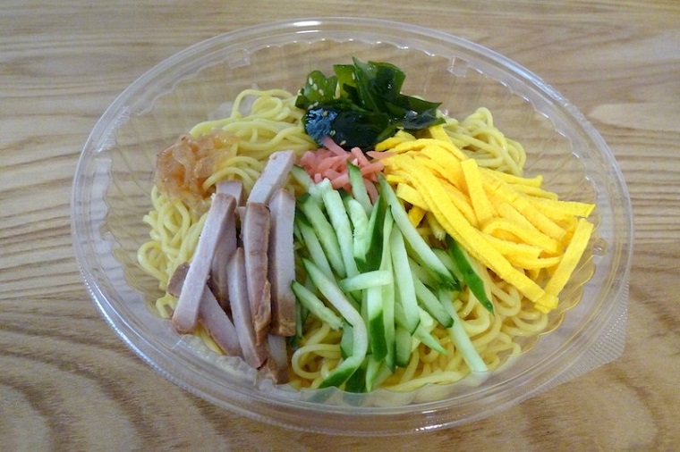 ↑わかめ入り&きゅうり多めで、さっぱり食べられます