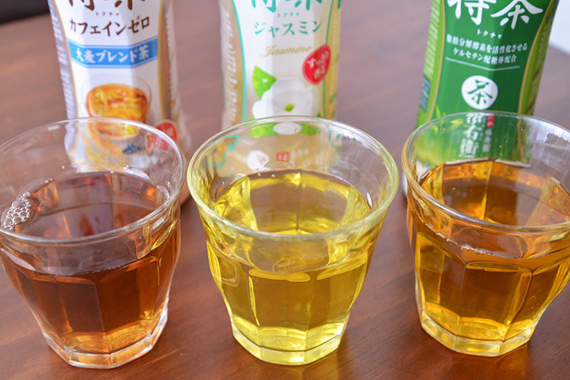 夏場のオススメはキンキンに冷やしたジャスミン! 「伊右衛門 特茶」3種類を徹底チェックしてみた