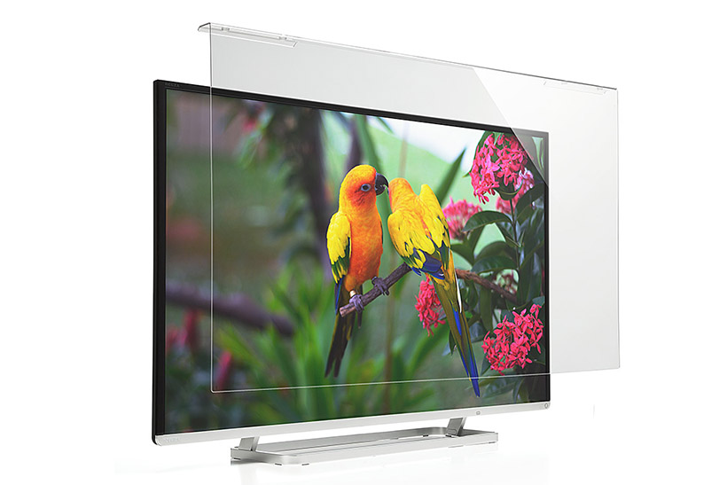 テレビ画面の汚れやキズが気になる……それなら「液晶テレビ保護パネル」を使ってみては？