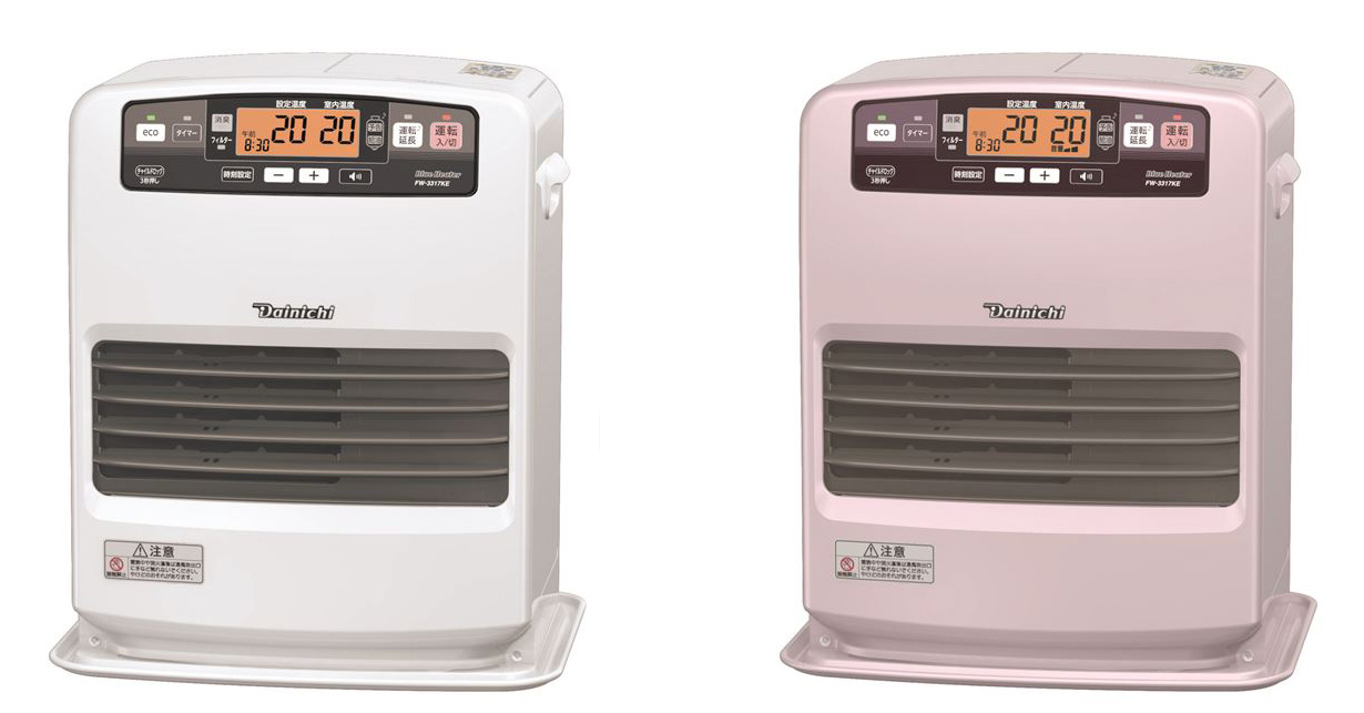 【SPEC】●サイズ/質量:W371×H429×D299/7.7kg●暖房の目安:木造(戸建)9畳まで、コンクリート(集合)12畳まで●タンク容量:5.0L●暖房出力:3.30~0.74kW●燃料消費量:0.321~0.072L/h●燃焼継続時間(大火力~小火力):15.6~69.4時間