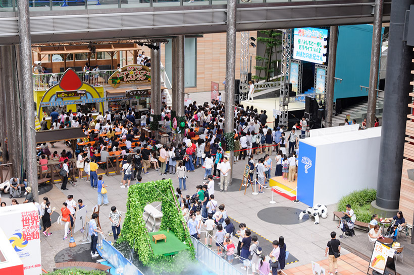 ↑「超☆汐留パラダイス2017」の会場