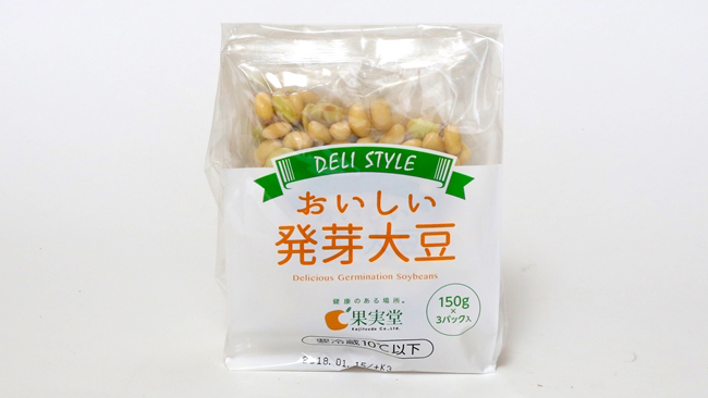 ↑大豆のおいしさをしっかりと味わえる味の濃さです。