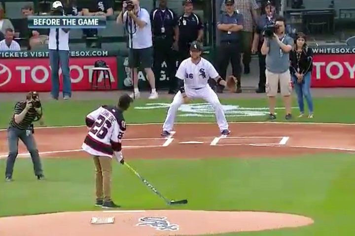 地味にすごい! MLBで「ホッケーによる始球式」が行われる