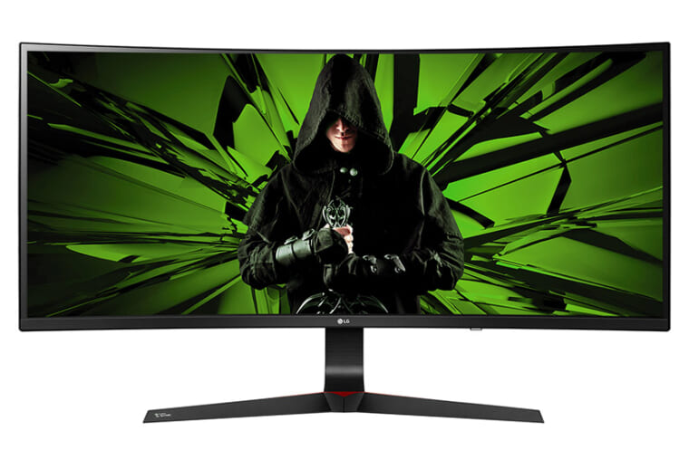 ↑LGの21:9 曲面型ウルトラワイドゲーミングモニター「34UC89G-B」