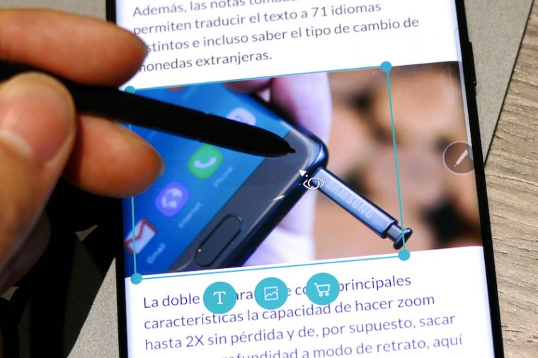 ↑Bixby VisionをS Penで使える。ただし、検索できる対象はまだまだ限られている印象