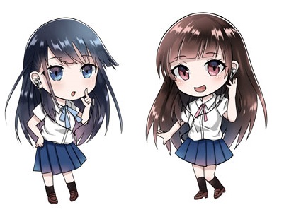 ↑アクリルキーホルダーのイメージ
