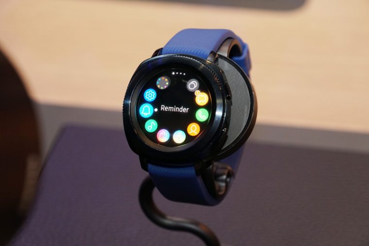 ↑サムスンのスマートウォッチ「Gear Sport」