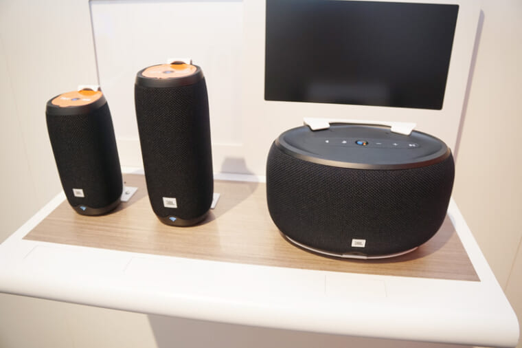 ↑一挙に3機種登場した「JBL LINKシリーズ」