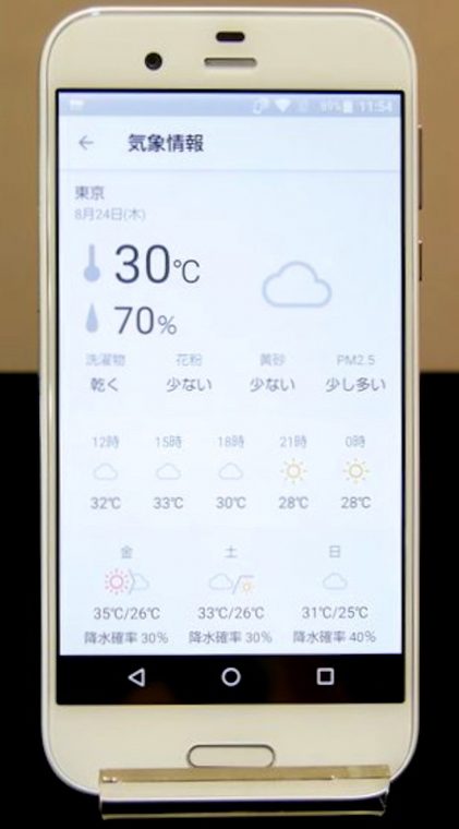 ↑屋外の気象情報も入手できます。屋外の汚れは室内に関係するので要チェック!