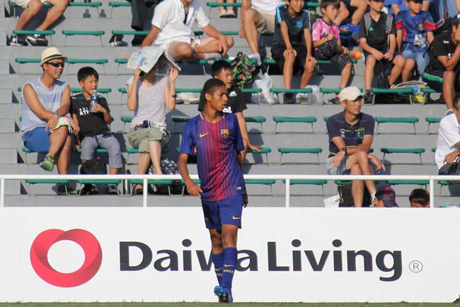 決勝ゴールを挙げ優勝に貢献したアマドゥ・バルデ選手。