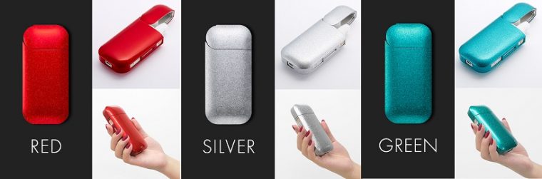 ↑IQOS JACKET グリッター/3780円 ●適応デバイス:IQOS 2.4Plus/IQOS 2.4