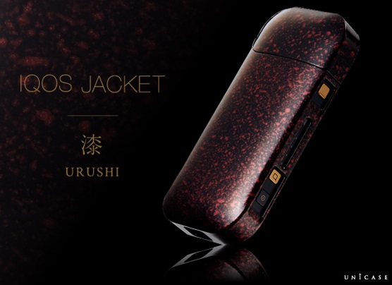 ↑↑IQOS JACKET 漆/3780円 ●適応デバイス:IQOS 2.4Plus/IQOS 2.4