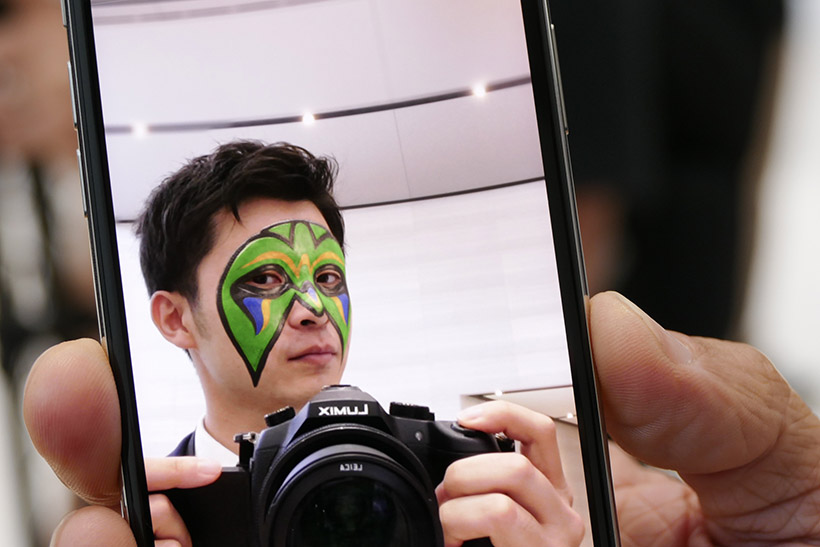 ↑SnapChatの画面イメージ