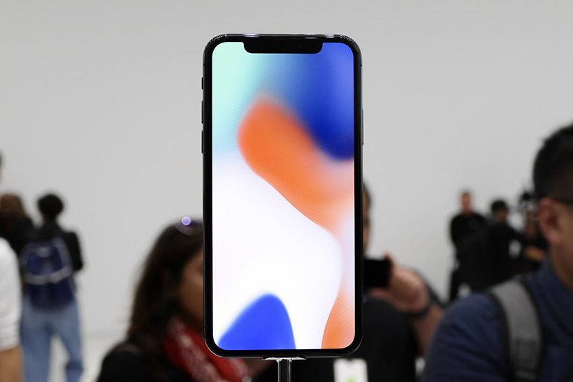 ↑iPhone X