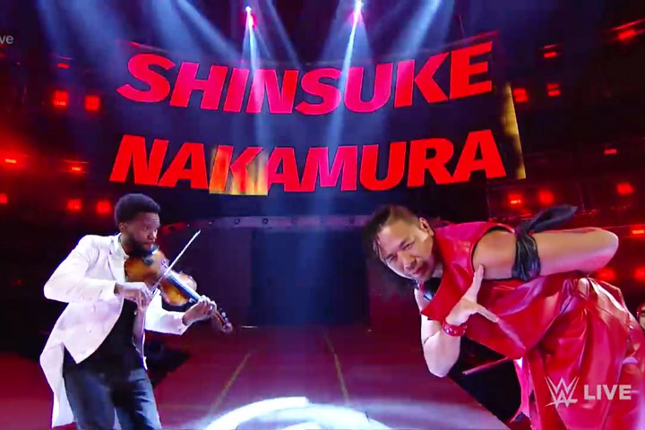 WWE日本公演で王座に挑戦! 中邑真輔の「入場」が何度見てもかっこいい
