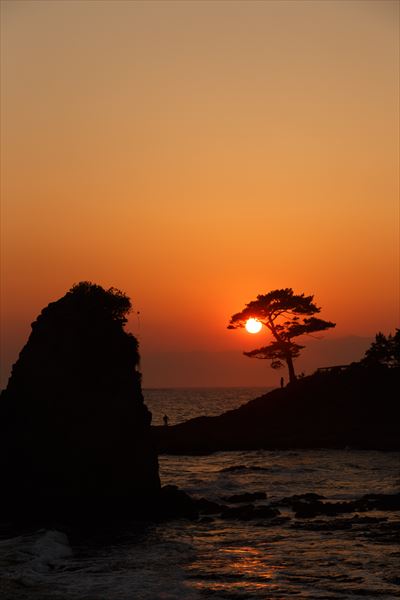 ↑予定時間の18:45に撮影。事前に狙ったとおりの写真を撮ることができた