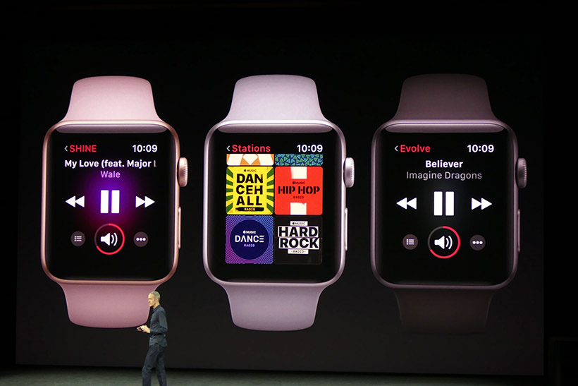 ↑Apple Musicで実質4000万曲をどこでも聴けるように