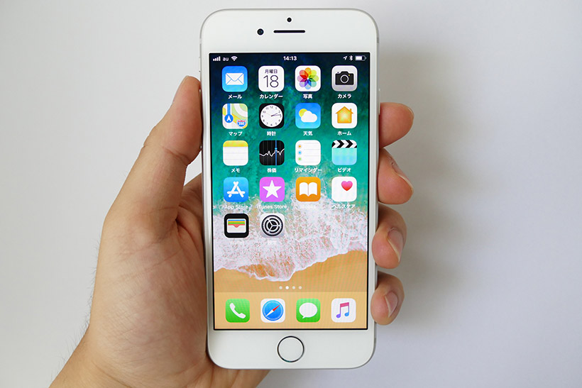 ↑iPhone 8