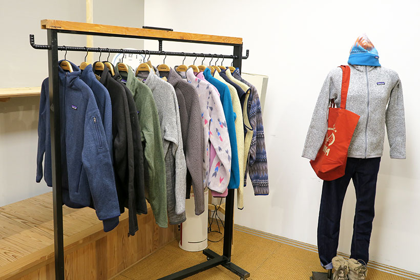 ↑会場には今秋のフェアトレード製品も展示