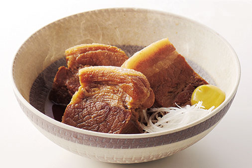 ↑本機で調理した豚の角煮