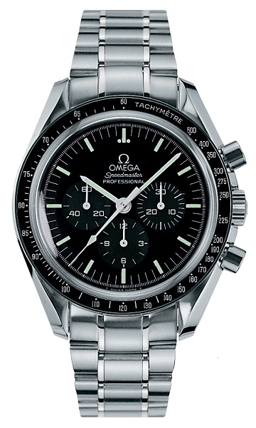 ↑オメガ「スピードマスター プロフェッショナル」56万1600円/Ref.311.33.42.30.01.001/手巻き/50m防水