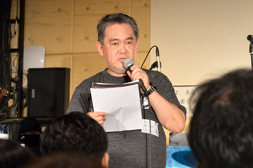 ↑実行委員の一人、浅川真次さん