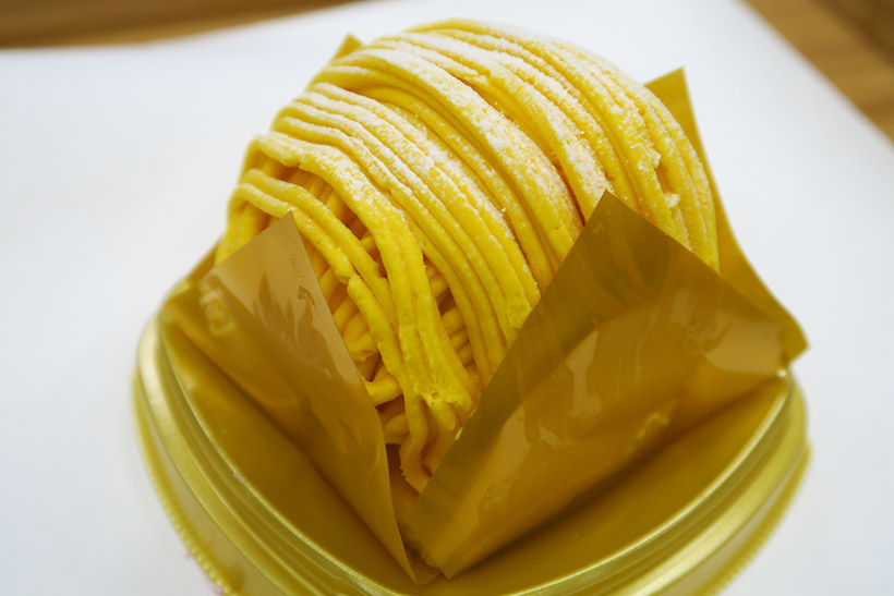 ↑「かぼちゃのモンブラン」(270円)は、同社初のかぼちゃスイーツとなる