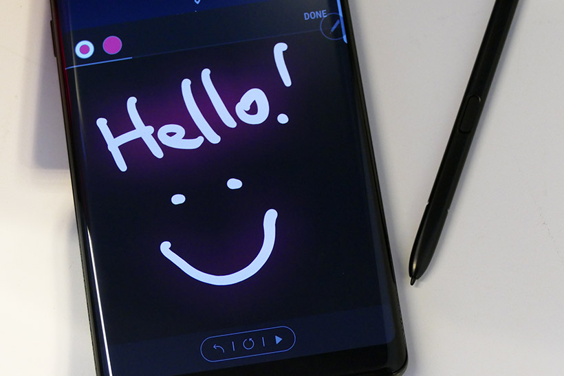 ↑S Penが使えるのはNoteシリーズならでは