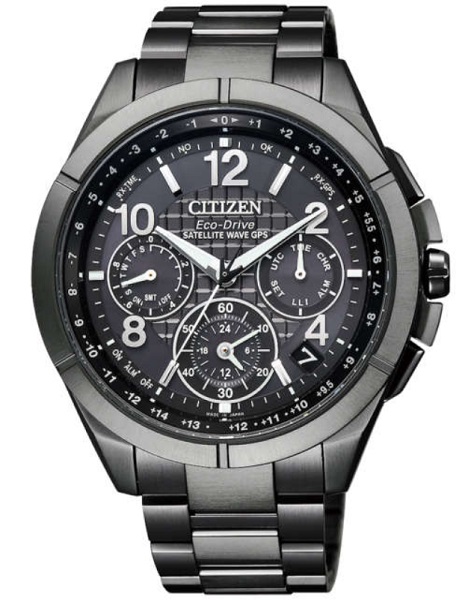 ↑シチズン「アテッサ ブラックチタンシリーズ」23万7600円/Ref.CC9075-52F/10気圧防水/直径43.5mm、厚さ13.1mm