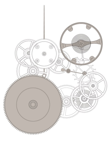 ↑イラストでもジャンピングセコンド機構の複雑な仕組みが理解できる