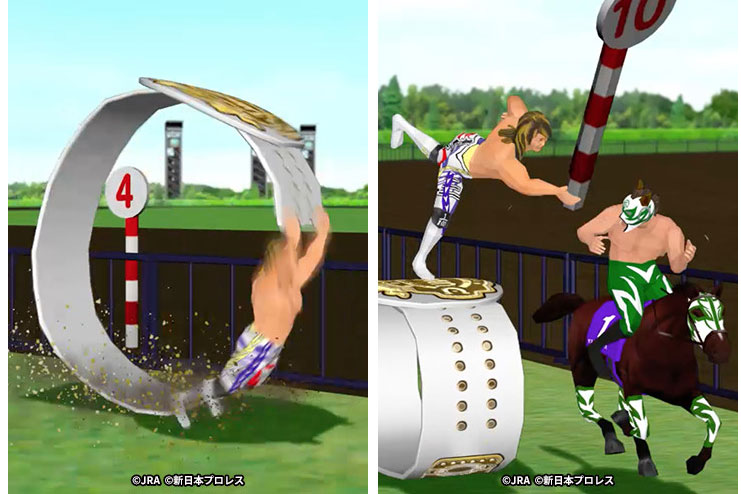 …どうした、棚橋!? 「JRA×新日本プロレス」のコラボWEBコンテンツが破天荒すぎる