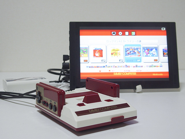↑ちなみに、当然ながらミニファミコンにつなぎ替えても遊べます
