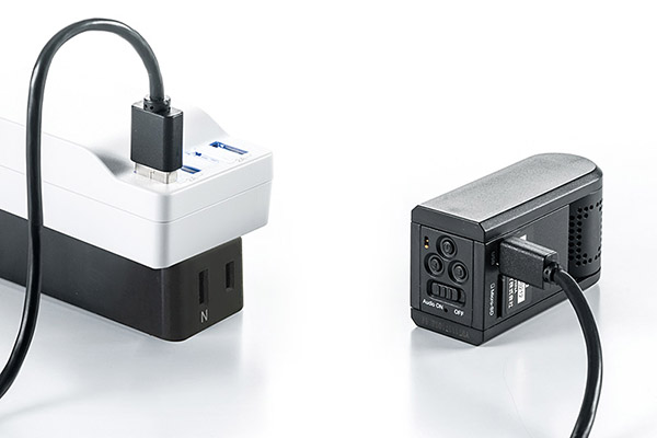 ↑USB充電式を採用