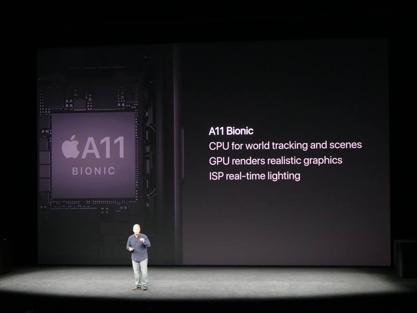 ↑A11 Bionicチップがパワフル
