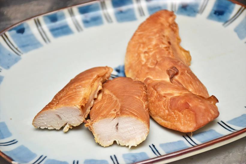↑鶏のささみのくん製