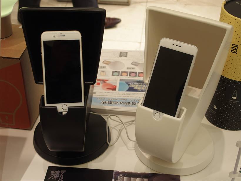 ↑iPhoneの音を拡散する「瀬戸音（セトーネ）」。価格は未定