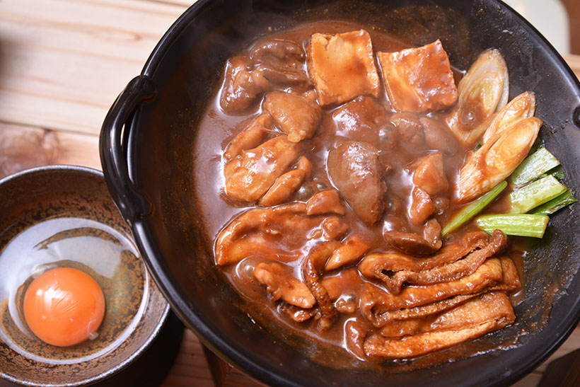 ↑鶏すき焼き(853円)