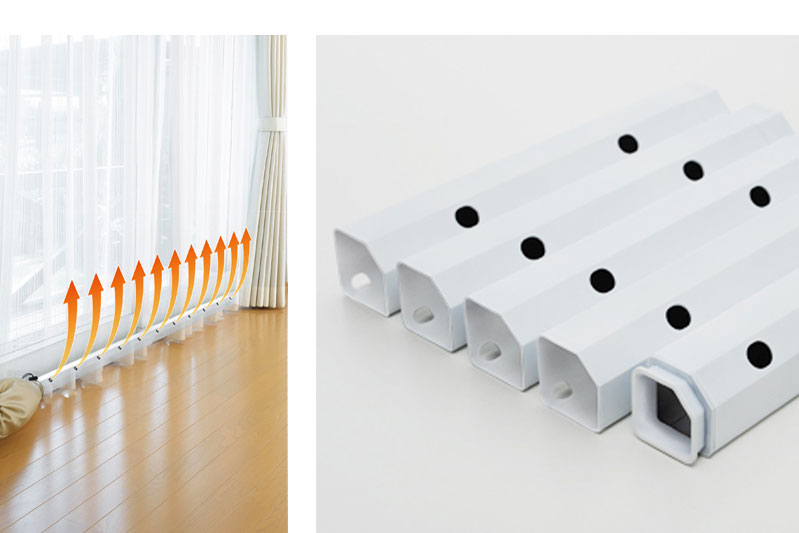 「結露でカーテンびっちゃびちゃ」を防ぐ! 画期的アタッチメント「カラッと！乾カシーナ」が活躍の予感