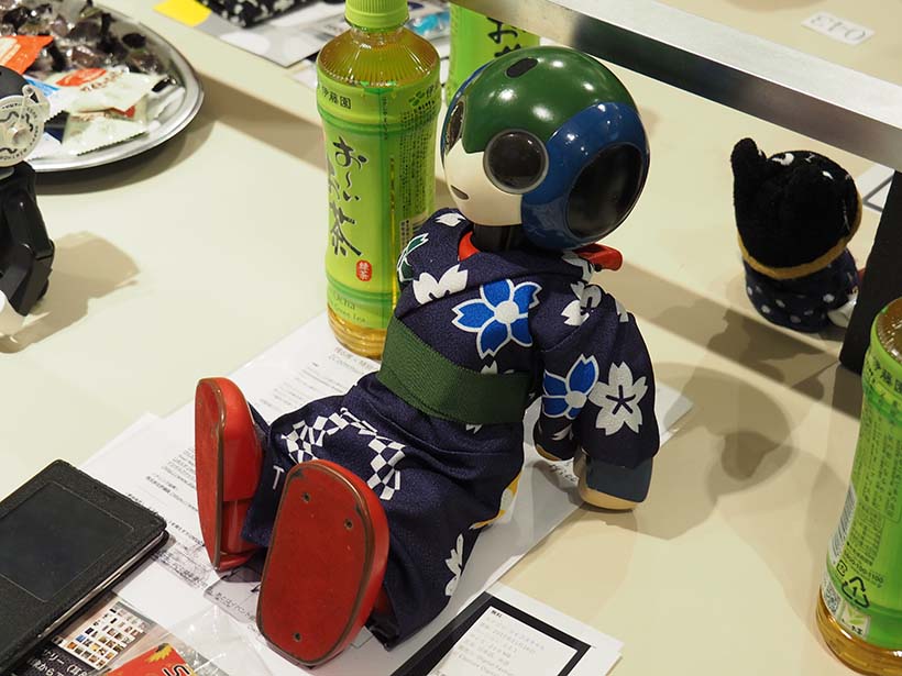 ↑浴衣を着たロビ