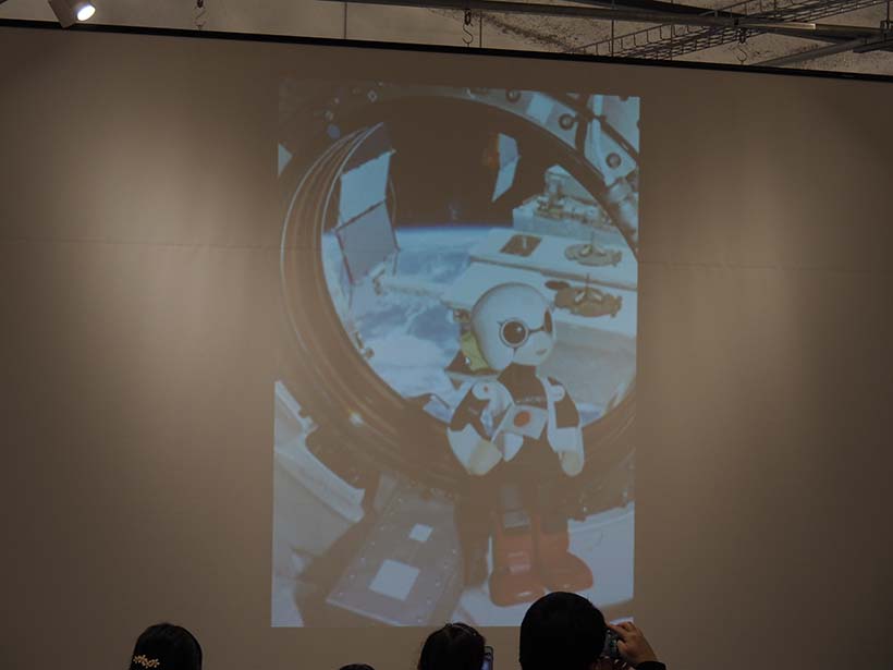 ↑宇宙ステーションで撮影したキロボ。現在販売しているキロボミニのオリジナルとなる
