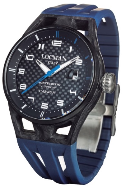↑ロックマン「モンテクリスト カーボン」29万1600円/Ref.544/自動巻き/100m防水/直径41㎜、厚さ13㎜