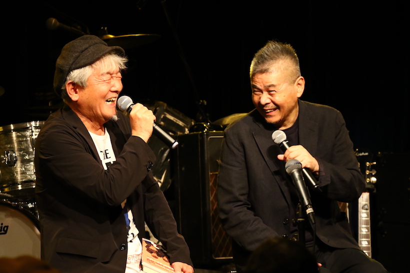 ↑ほぼ日の代表、糸井重里氏と、ムーンライダーズの鈴木慶一氏