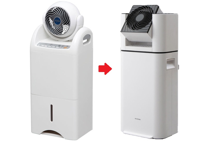 「置いただけ…?」のデザインを払拭! 「サーキュレーター衣類乾燥除湿機」がスタイリッシュに進化した