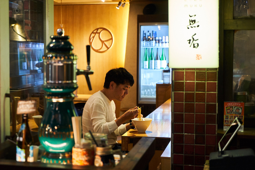 ↑ドイツのビールやソーセージといった本国の名物も味わえるが、実は日本酒も充実。意外なことに「新横浜ラーメン博物館」は飲める施設でもあるのだが、日本酒好きなら同店は要チェックといえよう