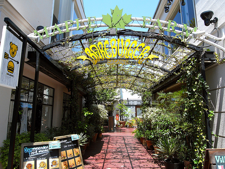 ↑日本1号店、「メープルファーム」の自由が丘店