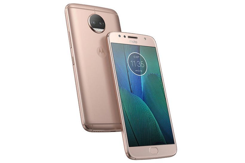 ↑Moto G5S Plus(ブラッシュゴールド)