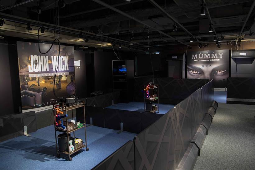 ↑SEGA VR AREA SHINJUKU内のStarVRエリアイメージ