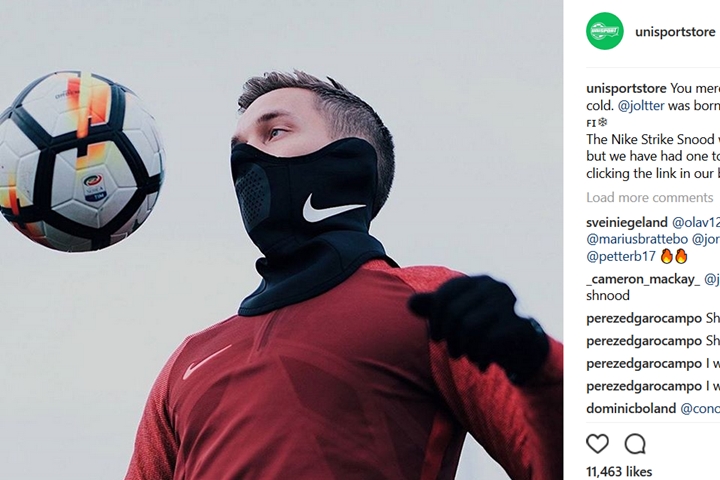 ネックウォーマーはもう古い？NIKEが作った「防寒スヌード」が面白い