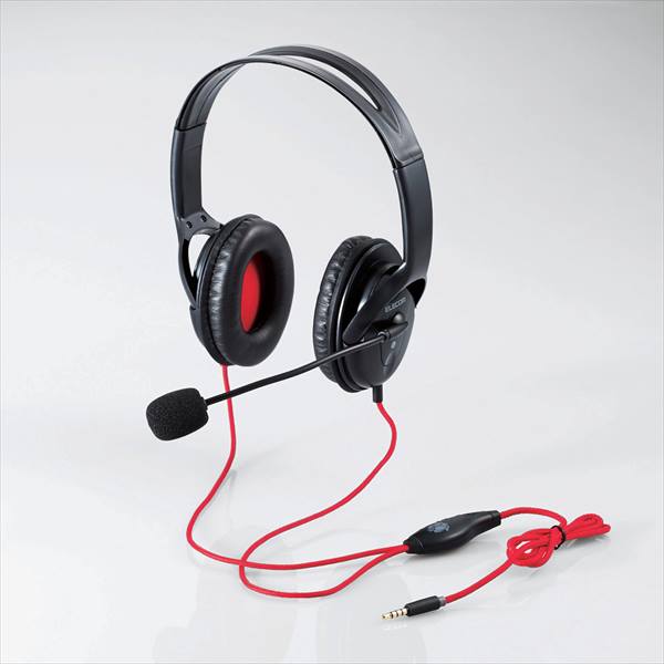 ↑ステレオタイプヘッドホン「HS-MHW02BK」。想定実売価格は2780円
