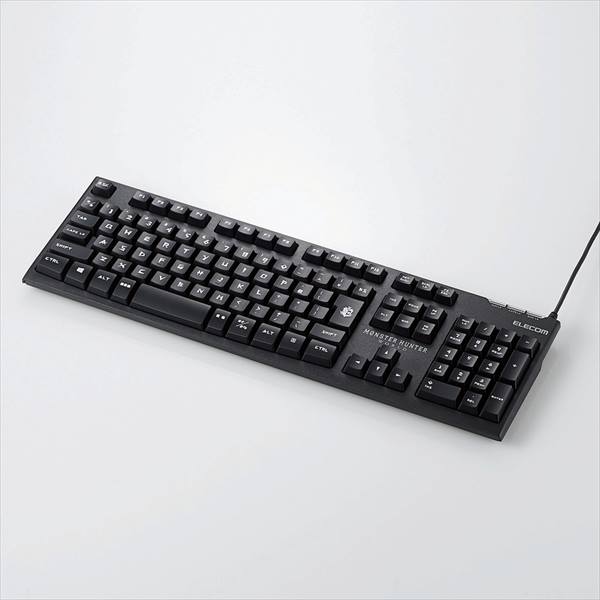 ↑フルキーボード「TK-MHW01BK」。想定実売価格は2240円